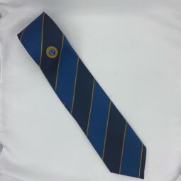 Member's striped tie in Navy/Blue