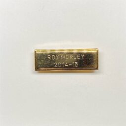 Plain engraving. Per character