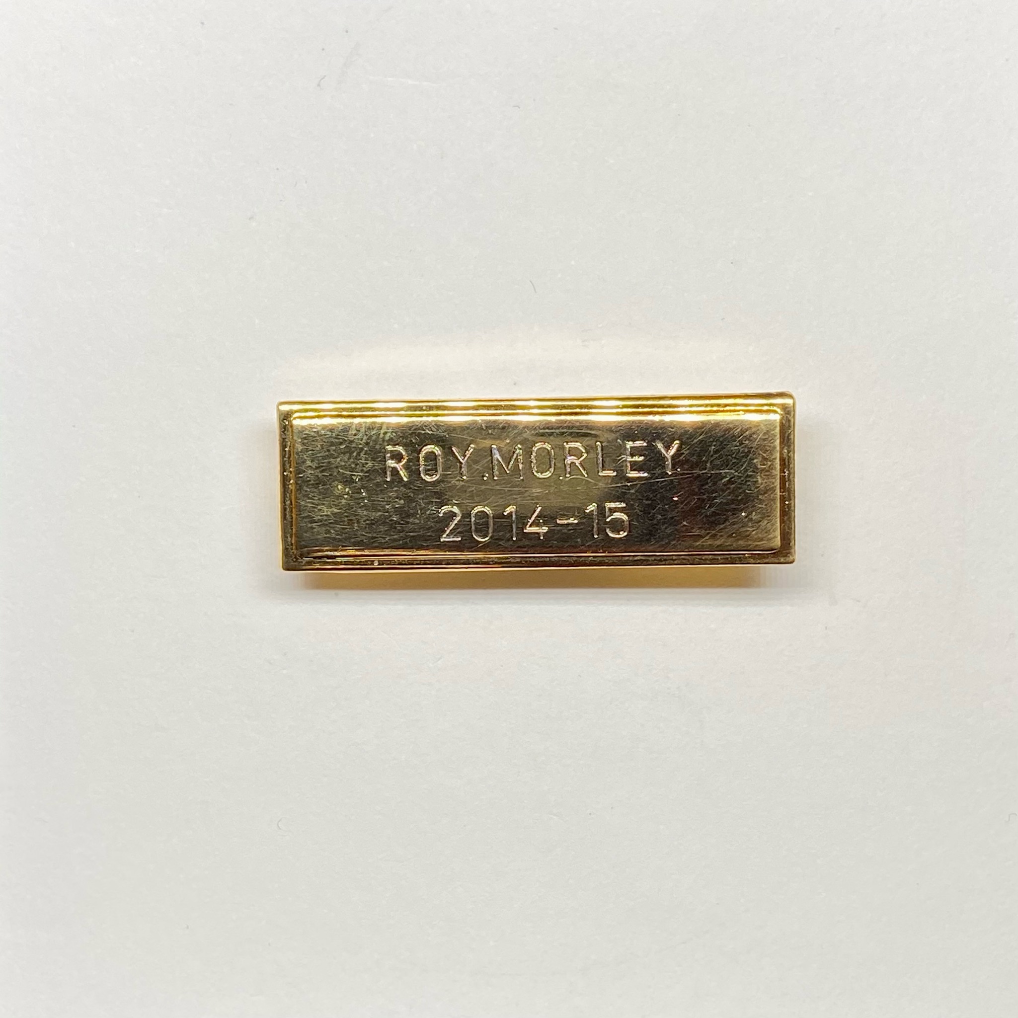 Plain engraving. Per character