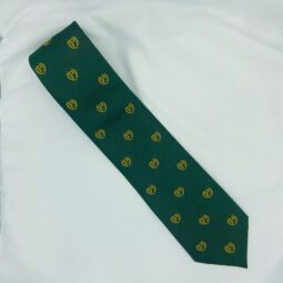 Member's multi motif tie in Green