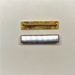 Collarette slide bar Silver finish 40mm x 8mm