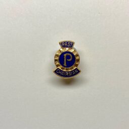 Past Chairman's lapel badge Gilt Clutch Back